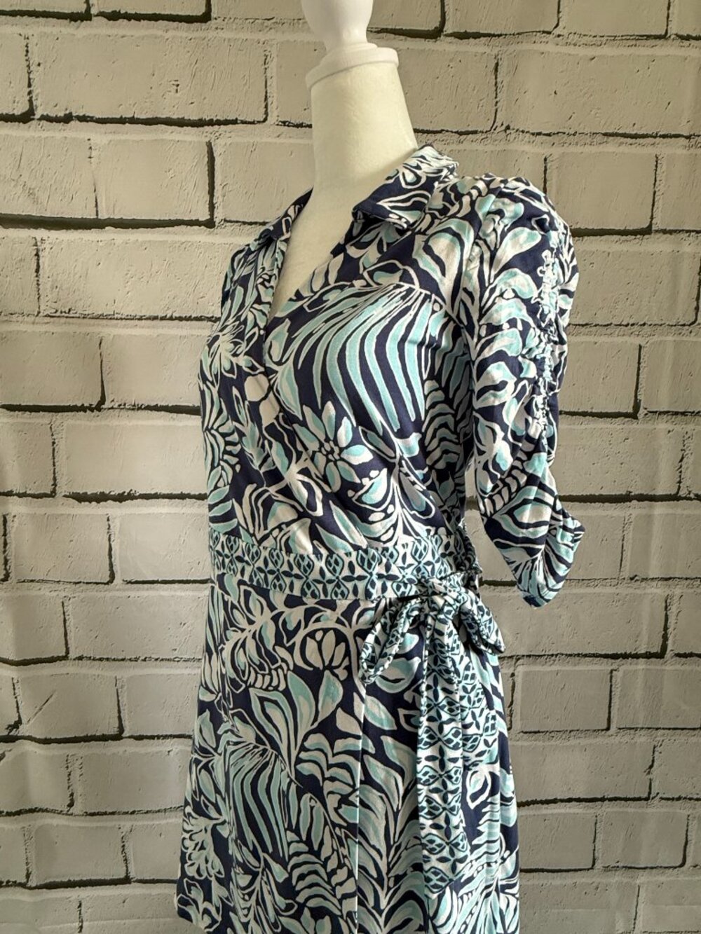 NWT Lilly Pulitzer Sugartown Skort Dress Blue Floral Built-In Shorts Size S - Picture 7 of 14